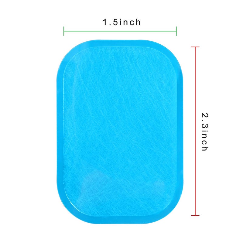 UYGHHK 50 Pcs/25 Pack Gel Pads for Abs Stimulator Ab Trainer Replacement Gel Sheet for EMS AB Stimulator Gel Pads for All Abdominal Belts Muscle Trainer ABS Toner (Large 50) - Image 4